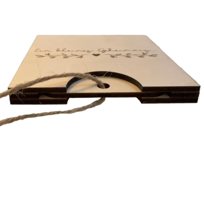 Schwangerschaftsverkündung *Du wirst Oma* Ziehkarte, handgefertigt