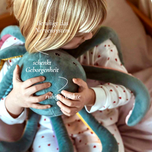 Gewichteter *Plüsch-Oktopus* 1,2 kg - beruhigender Sensorikfreund
