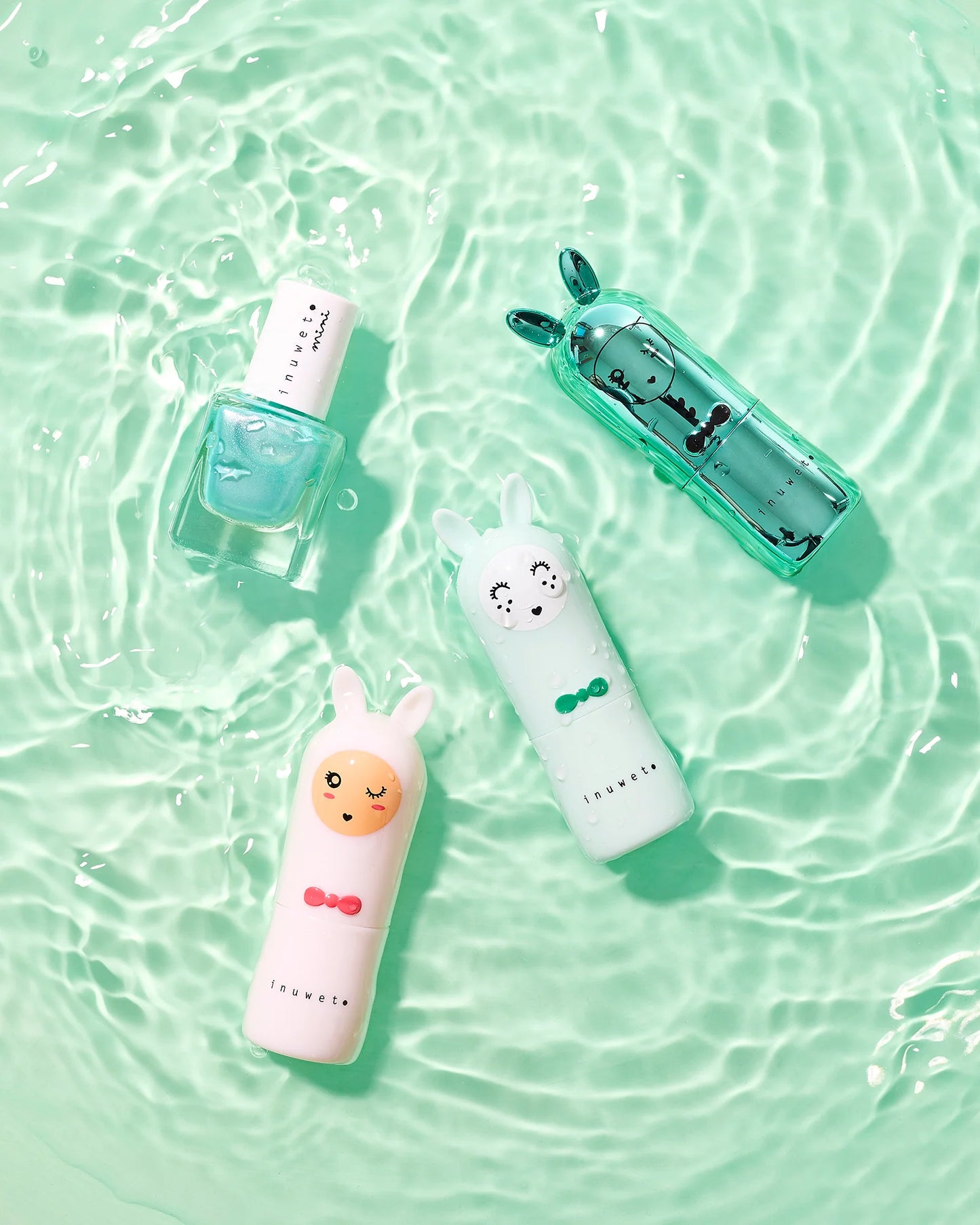 Kids Nagellack – Wasserbasiert & Duftend Türkis / Apfelduft