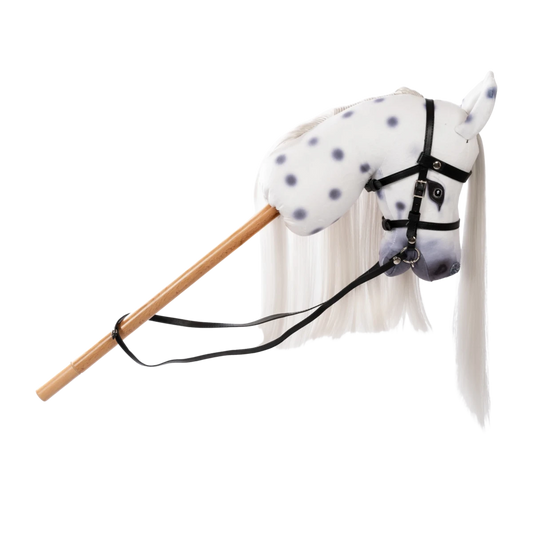 Hobbyhorse Magic | Cheval de loisir tacheté à la crinière grise