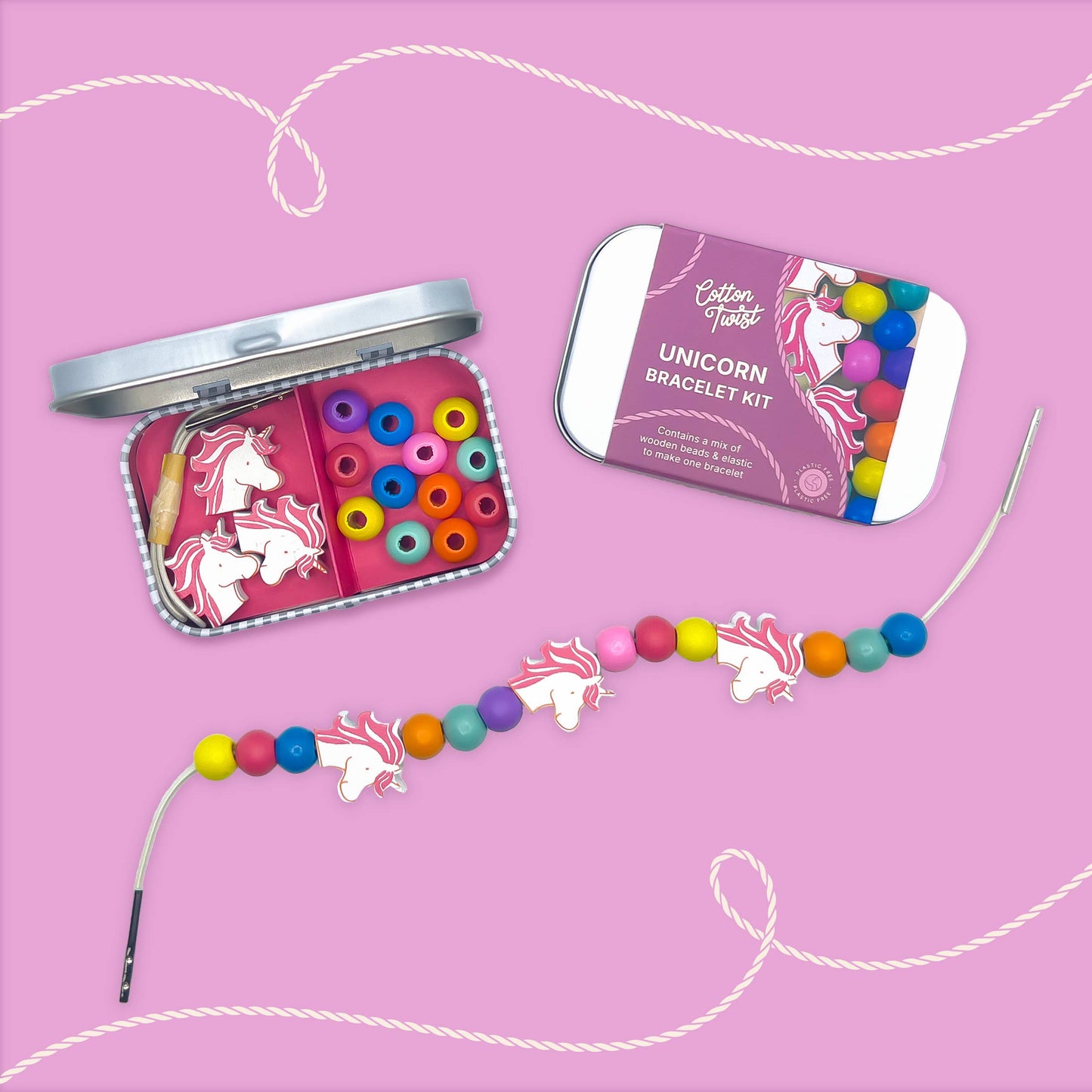 COMING SOON Einhorn-Armband-Geschenkdose – Kreativer Schmuckspaß für Kinder