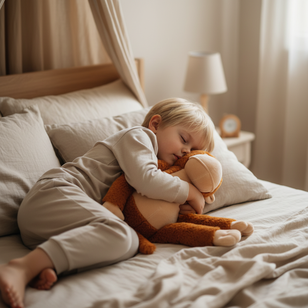 Weighted plush monkey small 0.5 kg - cheerful calming influence