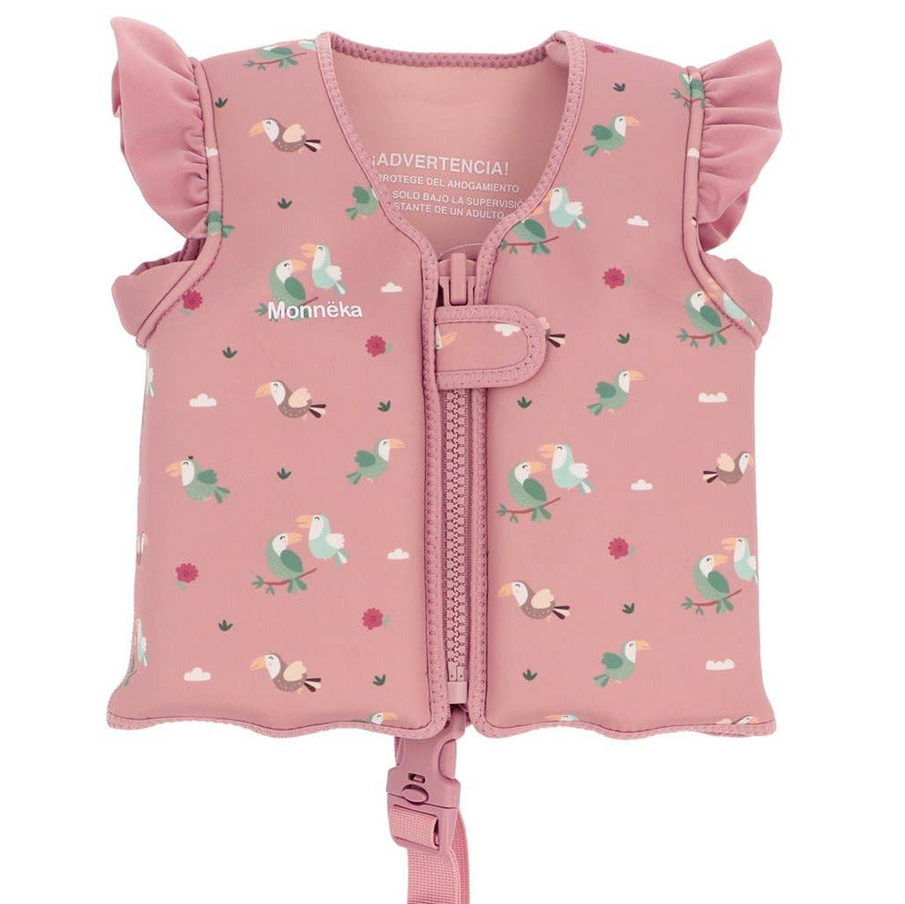 Gilet de sauvetage vieux-bordeaux-rosé 3-6 ans TOUCAN