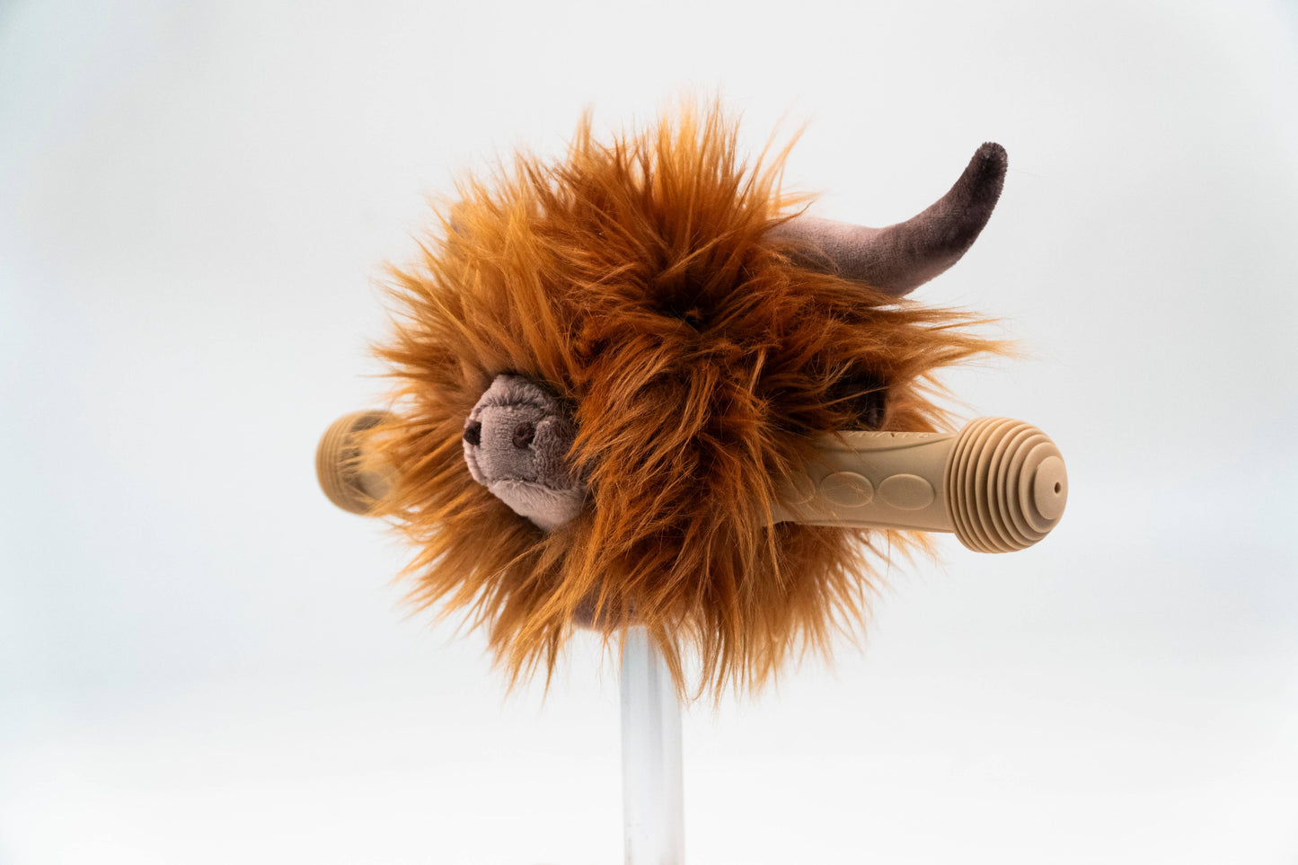 Tierischer Lenkerfreund – Highland Cow für Roller/Fahrrad