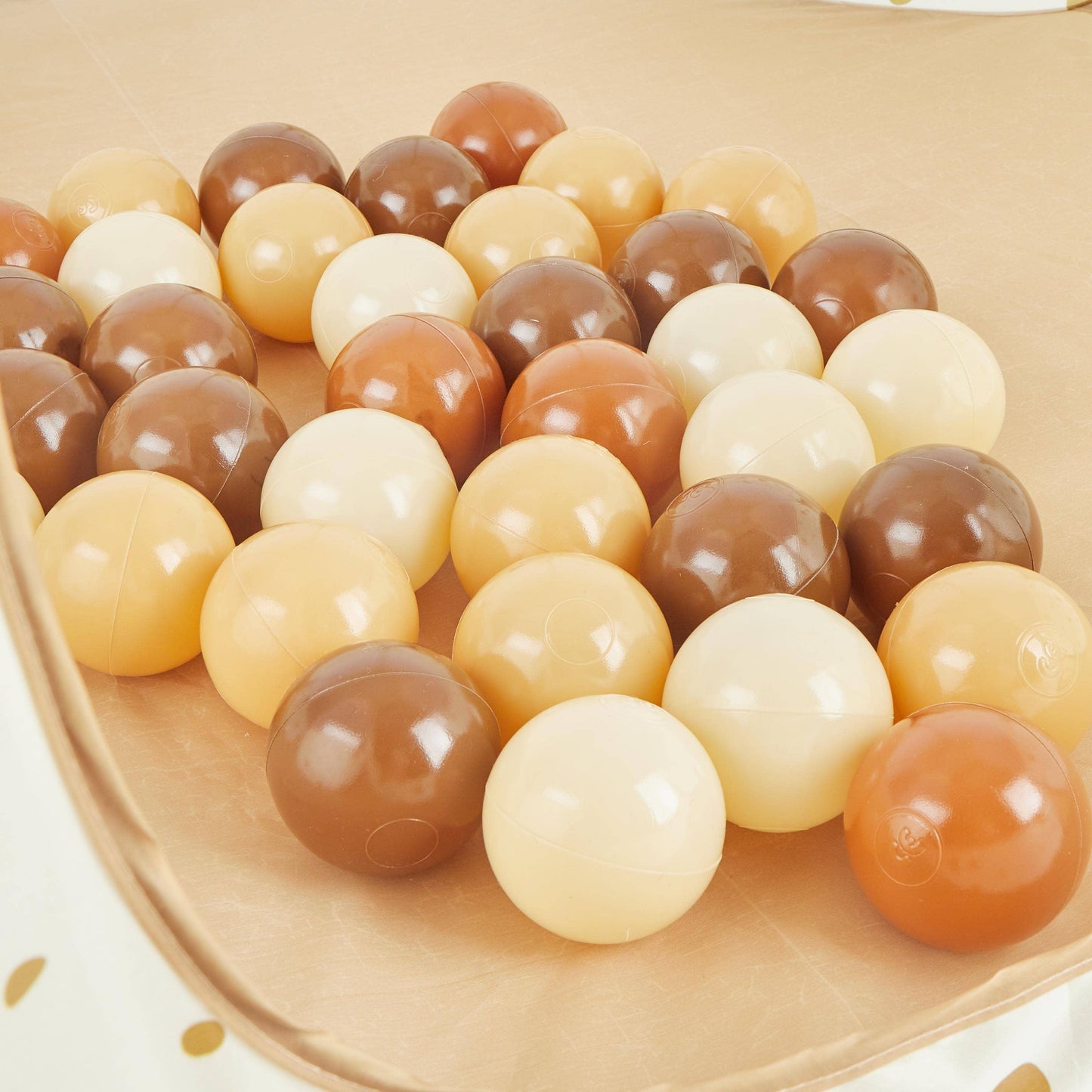 Bälle für Bällebad 100 Stück CHOCOLATE