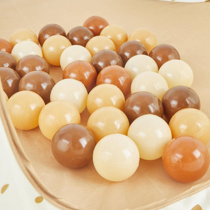 Bälle für Bällebad 100 Stück Chocolate
