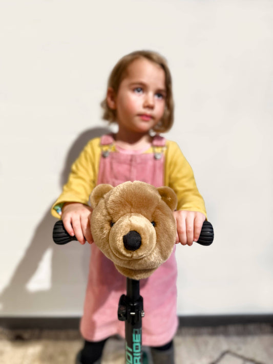 Tierischer Lenkerfreund – Bär für Roller/Fahrrad