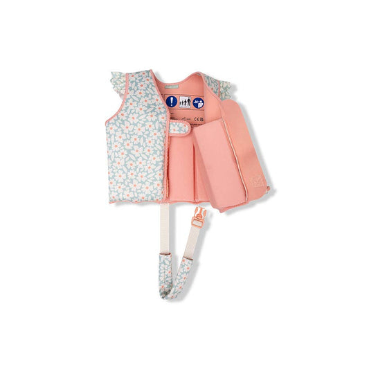 Schwimmweste blau rosa 3-6 Jahre FLORISH