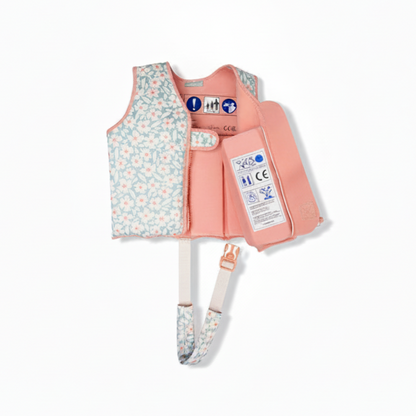Blue and pink life vest for ages 3-6 *Florish*