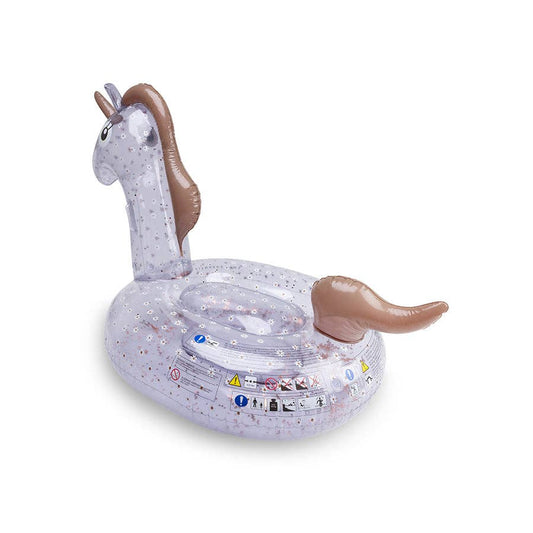 Jouet de bain transparent 150cm LICORNE BLEU