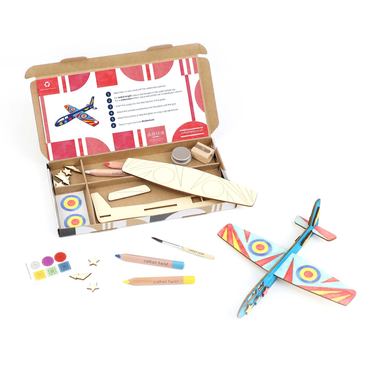 COMING SOON Flugzeug-Bastelset Activity Box