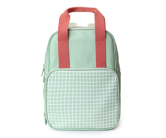 Kinder Rucksack Netzmuster Salbeigrün