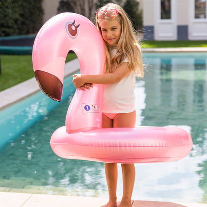 Schwimmring Ø 95 cm rosé-gold Flamingo