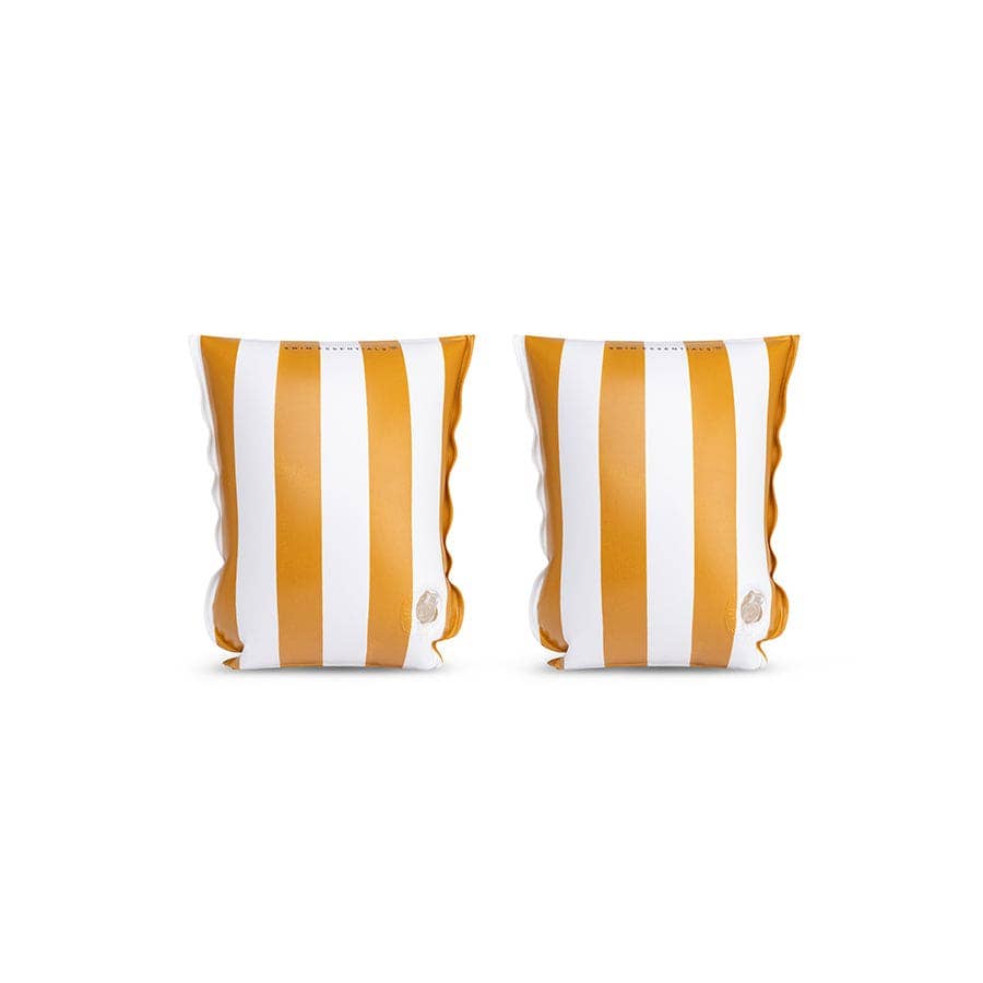 Ailes de natation marron-blanc 2-6 ans LIGNES SOUPLES