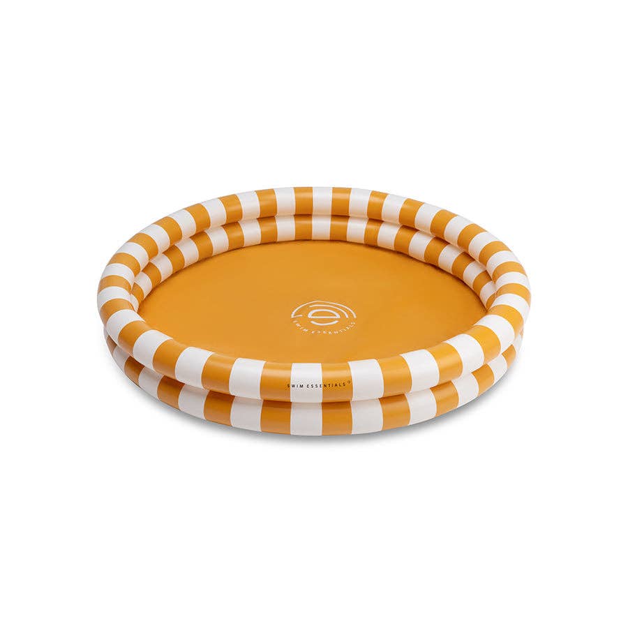 Pataugeoire enfant Ø95 cm jaune blanc FLOW
