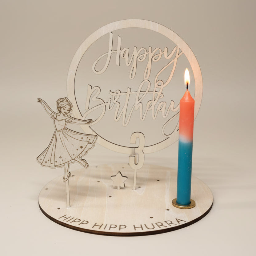 Geburtstagskranz *Happy Birthday* mit Zahlen, handgefertigt