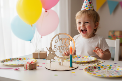 Geburtstagskranz *Happy Birthday* mit Zahlen, handgefertigt