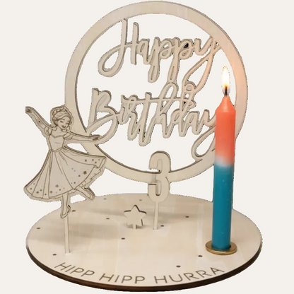 Geburtstagskranz *Happy Birthday* mit Zahlen, handgefertigt