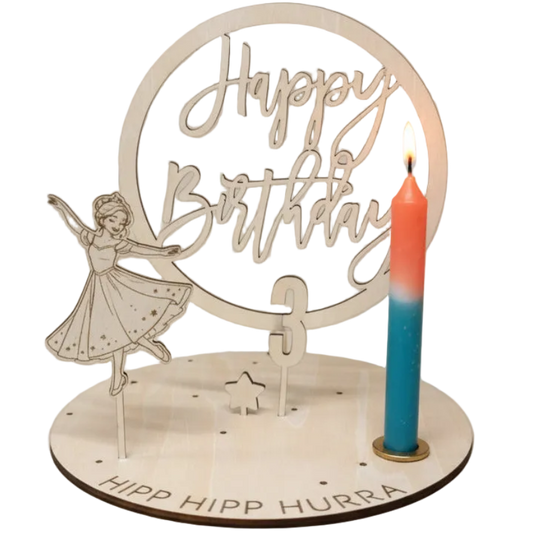 Geburtstagskranz *Happy Birthday* mit Zahlen, handgefertigt