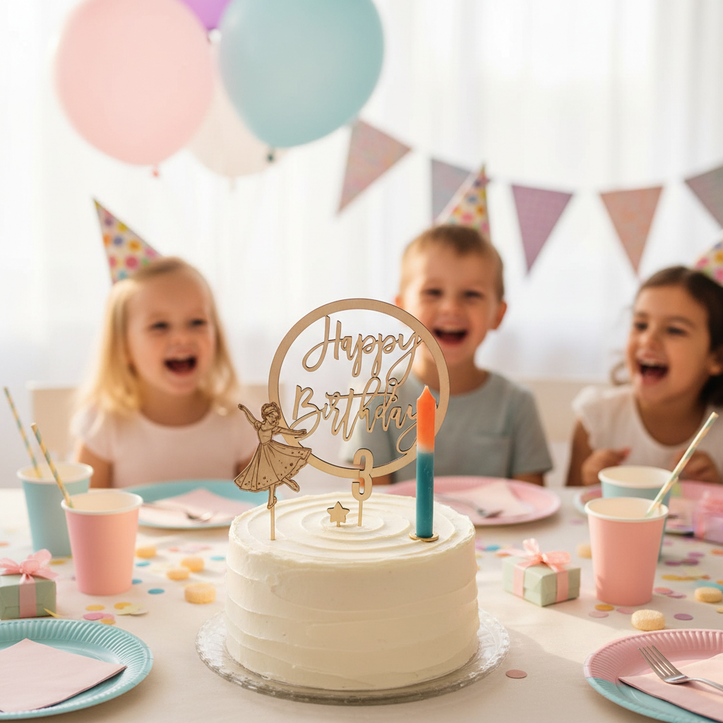 Geburtstagskranz *Happy Birthday* mit Zahlen, handgefertigt