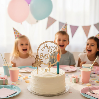 Geburtstagskranz *Happy Birthday* mit Zahlen, handgefertigt