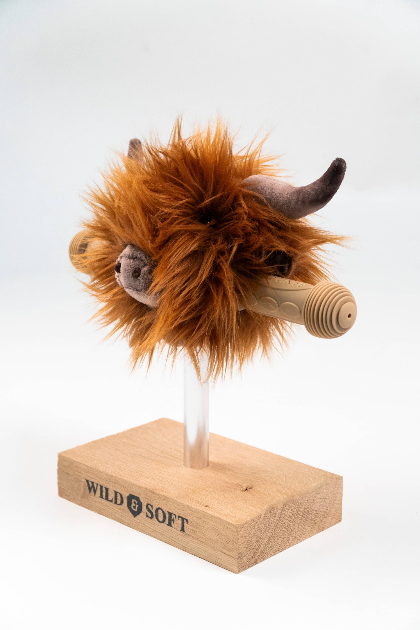 Tierischer Lenkerfreund – Highland Cow für Roller/Fahrrad
