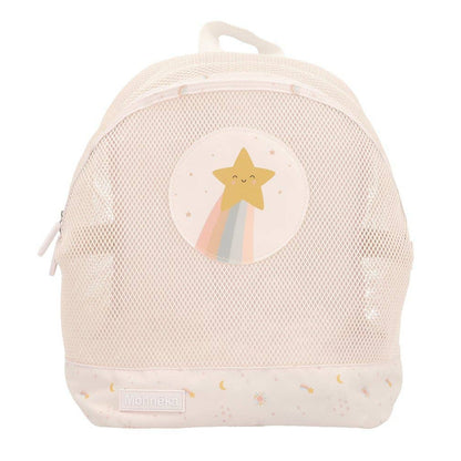 Kinder-Rucksack Antisand beige-rosé Starlight