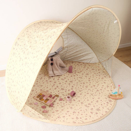 Pop-Up Strandmuschel VINTAGE FLOWERS