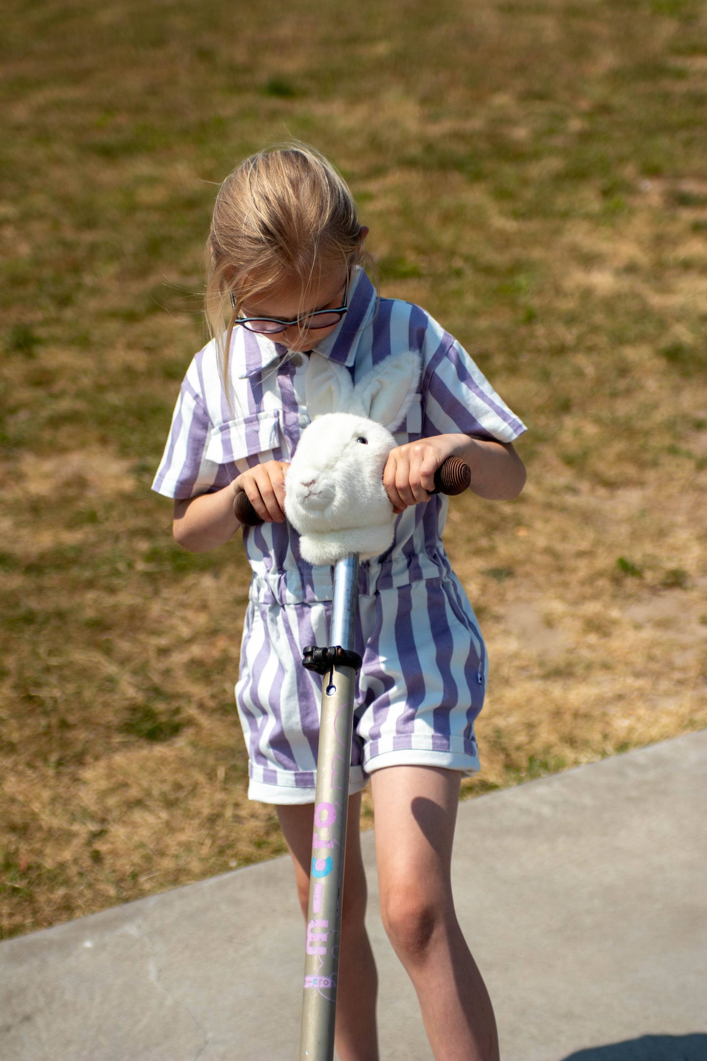Tierischer Lenkerfreund – Hase für Roller/Fahrrad