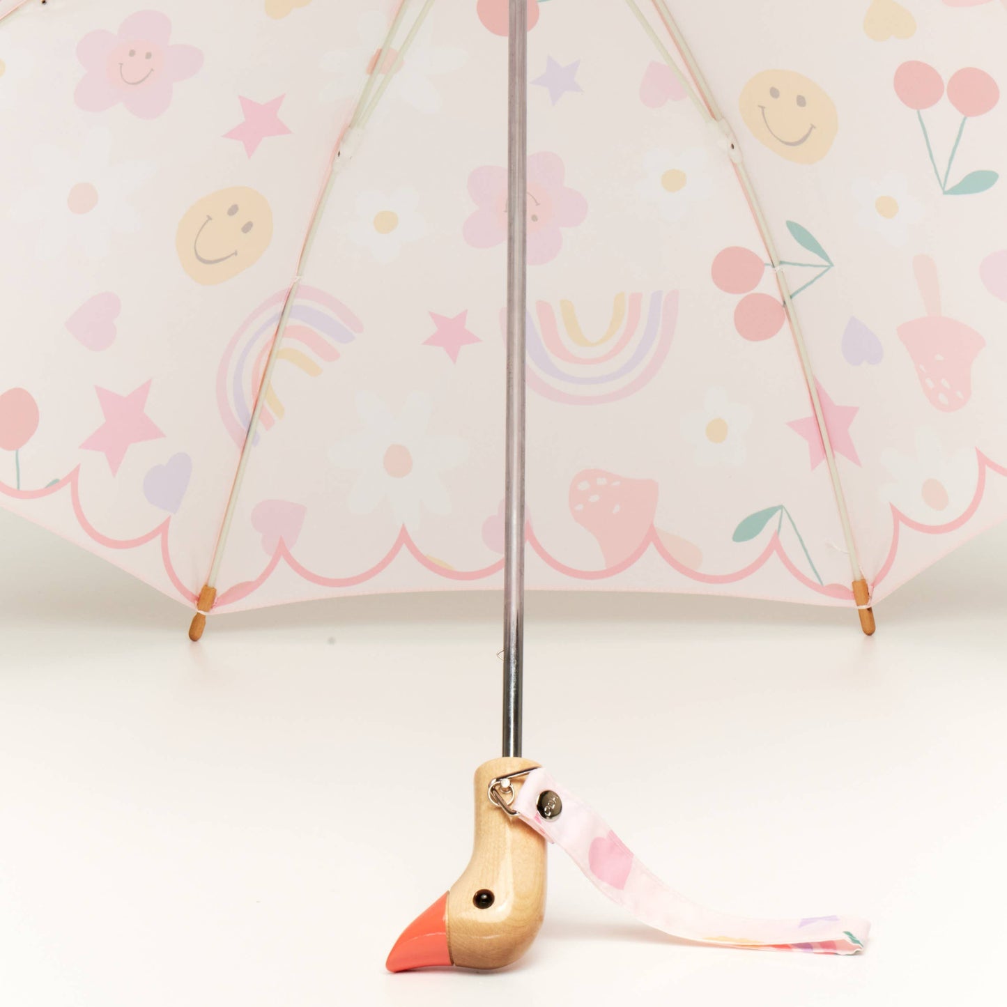 COMING SOON Limitierter Meri Meri Happy Icons Kinder-Regenschirm: Rosa