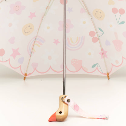 COMING SOON Limited Edition Meri Meri Happy Icons Kids Umbrella: Pink