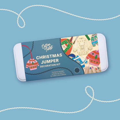 COMING SOON Weihnachts-Pullover-Bastelset – Kreativer Weihnachtsspaß für Kinder