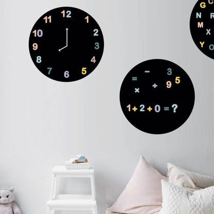 Magnetic numbers set with 100 magnets PASTEL