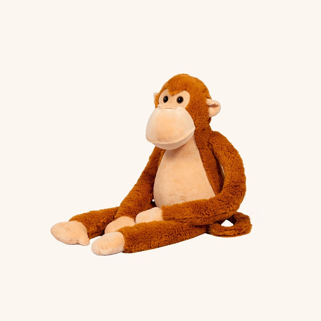 Weighted plush monkey medium 1.1 kg - playful comforter