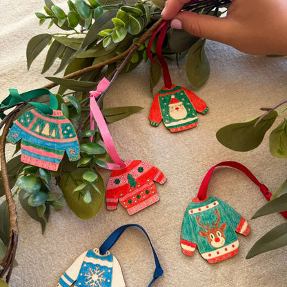 COMING SOON Weihnachts-Pullover-Bastelset – Kreativer Weihnachtsspaß für Kinder