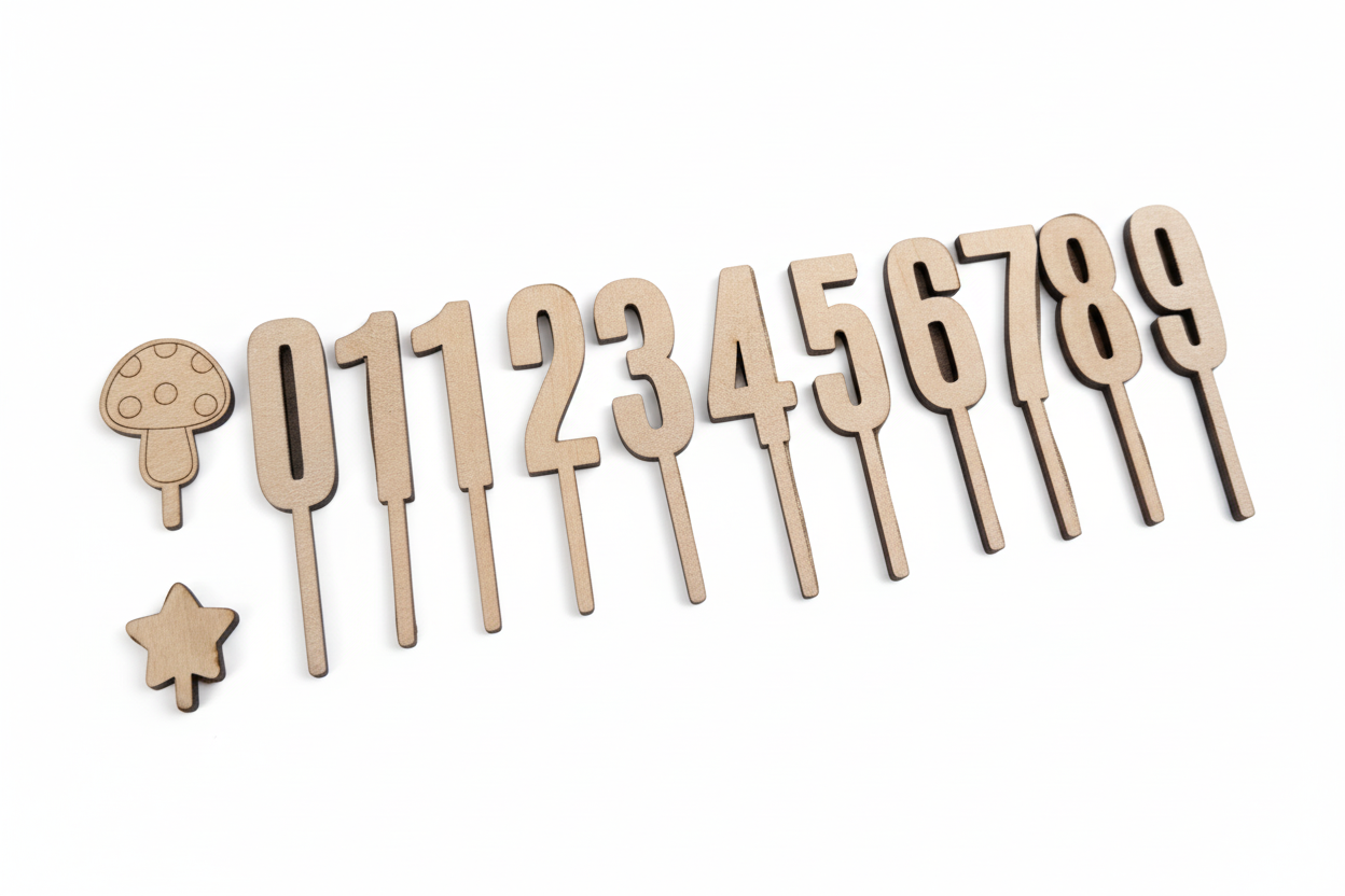 Geburtstagskranz *Happy Birthday* mit Zahlen, handgefertigt