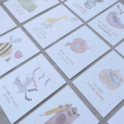 Cartes d'affirmation pour enfants