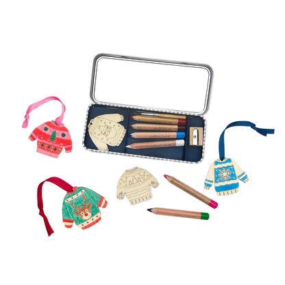 COMING SOON Weihnachts-Pullover-Bastelset – Kreativer Weihnachtsspaß für Kinder
