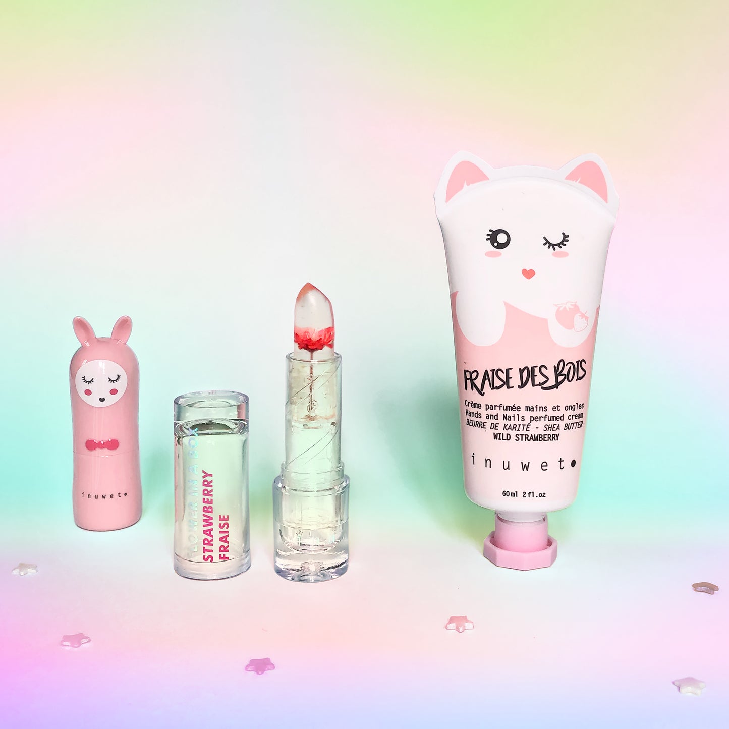 COMING SOON Inuwet Magischer PH-Lippenstift pink Strawberry