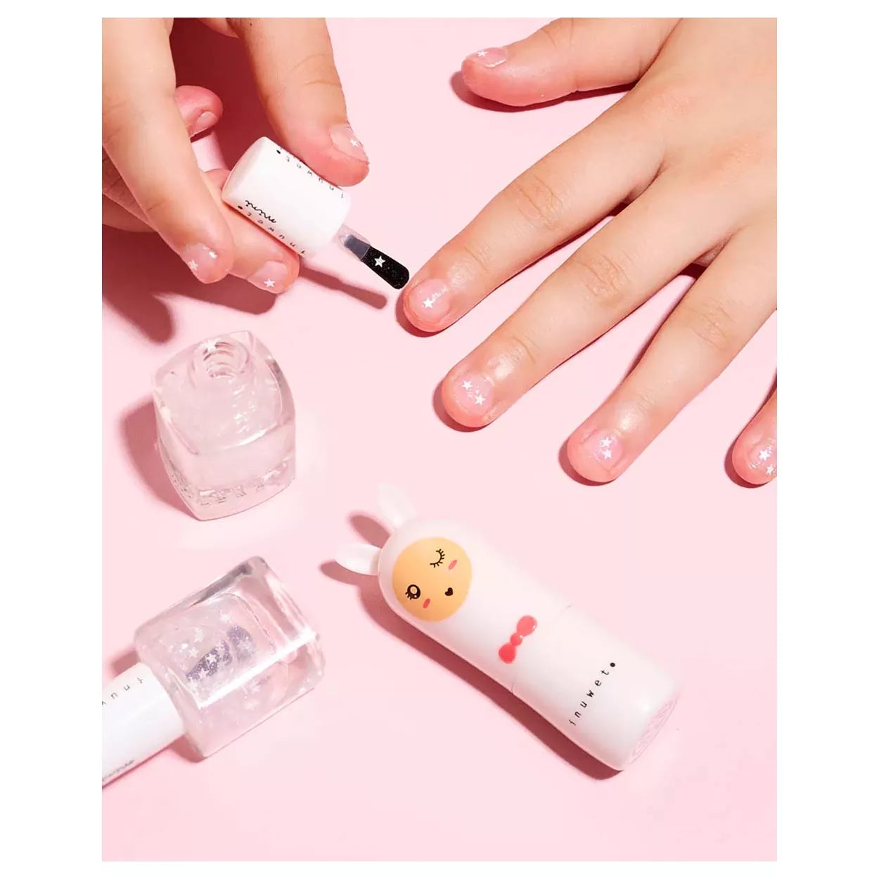 Kids Nagellack – Wasserbasiert & Duftend Pink Doll / Wassermelonen-Duft